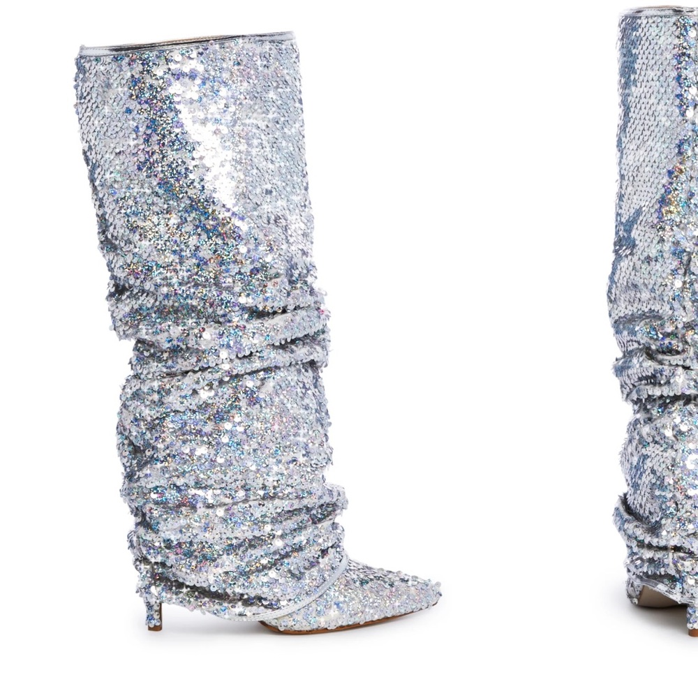 Sequin Boots! Brand New!